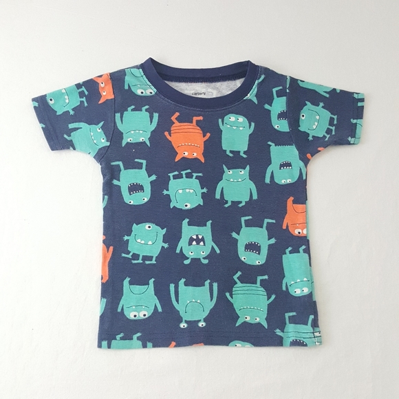 CARTER'S 3 Pc Monster Pajama Set - Picture 5 of 8